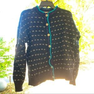 Vintage REI button down wool sweater